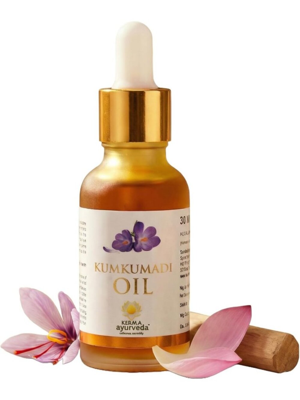 Brightening Kumkumadi Face Oil | Anti-Aging Serum with Saffron & Lotus | Reduces
